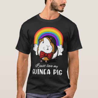 Camiseta Eu Amo Meu Porquinho-da-Índia