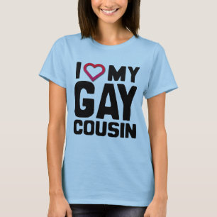 CAMISETA EU AMO MEU PRIMO GAY -