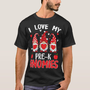 Camiseta Eu Amo Meu Professor de Dia de os namorados de Gno