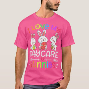 Camiseta Eu Amo Meu Professor De Páscoa Engraçado.