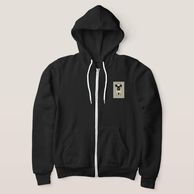 Camiseta Eu Amo Meu Pug (Postura )