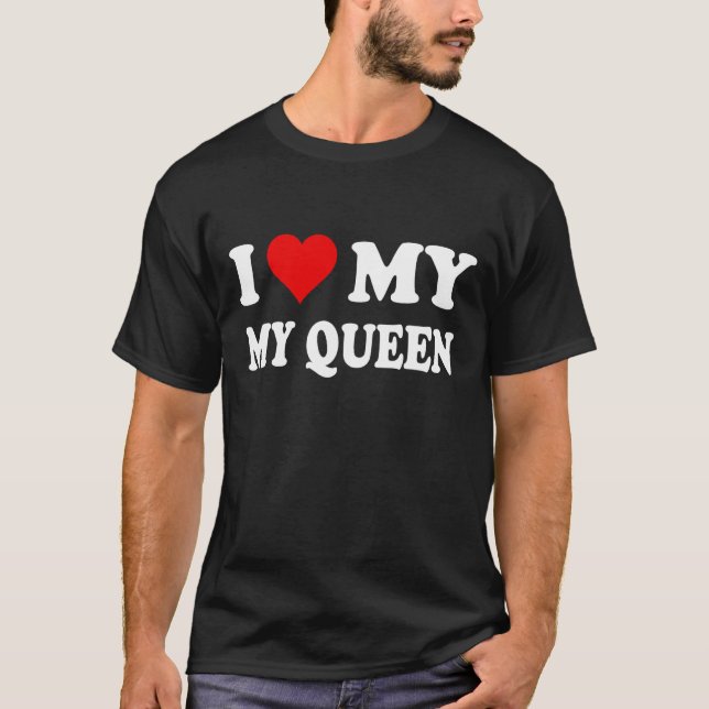 Camiseta Eu amo meu Queen-Heart (Frente)