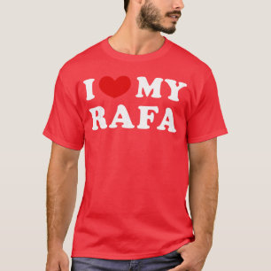 Camiseta Eu Amo Meu Rafa Eu Adoro Meu Rafa menino