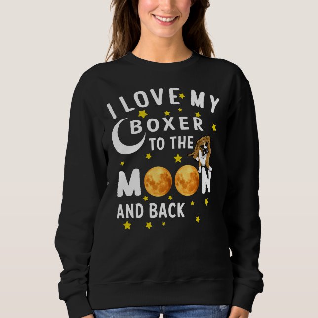 Camiseta Eu Amo Meu Rottweiler Para A Lua E (Frente)