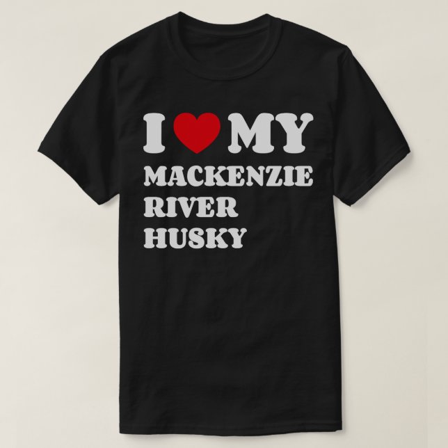 Camiseta Eu Amo Meu Rouco Do Rio Mackenzie (Frente do Design)