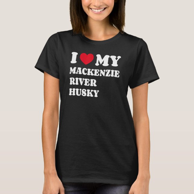 Camiseta Eu Amo Meu Rouco Do Rio Mackenzie (Frente)