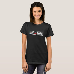 Camiseta Eu amo meu sapador-bombeiro