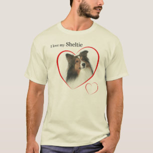 Camiseta Eu amo meu Sheltie #2