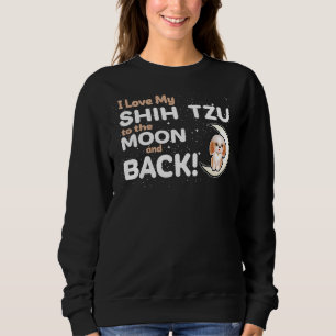Camiseta Eu Amo Meu Shih Tzu Para A Lua E Para Trás Shih Tz