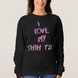 Camiseta Eu Amo Meu Shih Tzu Shih Tzu