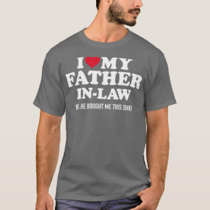 Camiseta Eu amo meu sogro por lei