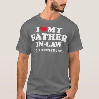 Camiseta Eu amo meu sogro por lei