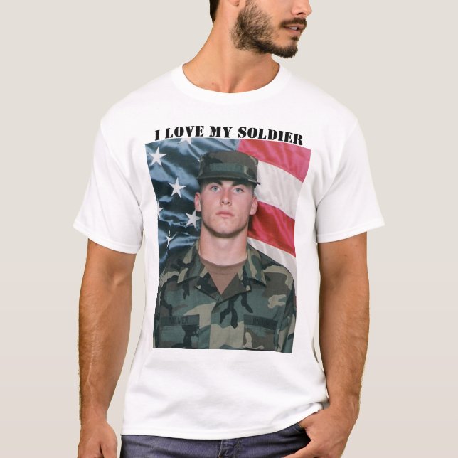 Camiseta Eu amo meu soldado (Frente)