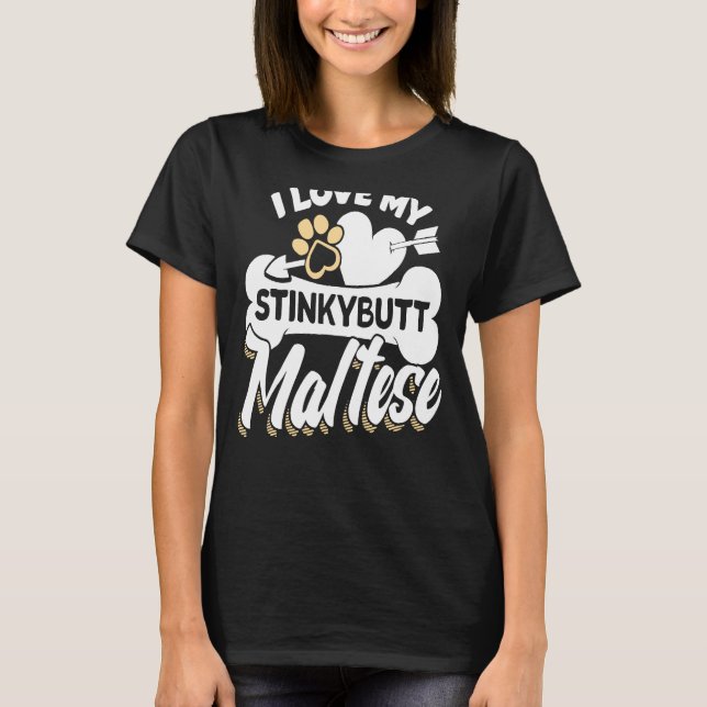 Camiseta Eu Amo Meu Stinkybutt (Frente)