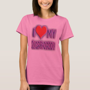 Camiseta Eu amo meu sugar-daddy.