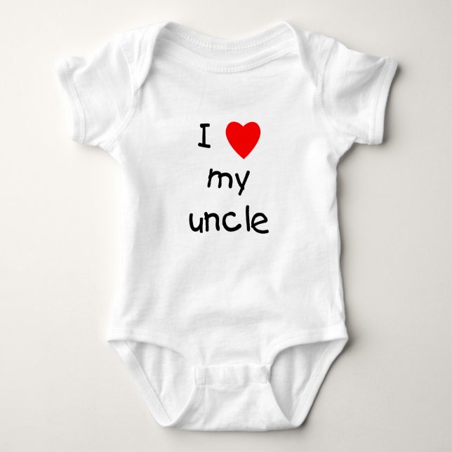 Camiseta Eu amo meu tio (Frente)