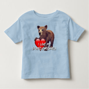 Camiseta "Eu Amo Meu Tio!" Cubo de Urso