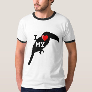Camiseta Eu amo meu toucan