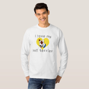 Camiseta eu amo meu touro terrier