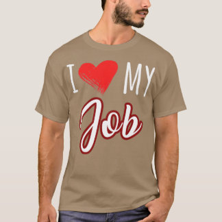 Camiseta eu amo meu trabalho