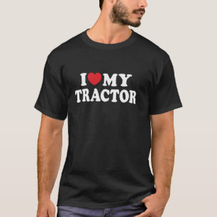 Camiseta Eu Amo Meu Trator Eu Adoro Meu Trator Fazendeiro F
