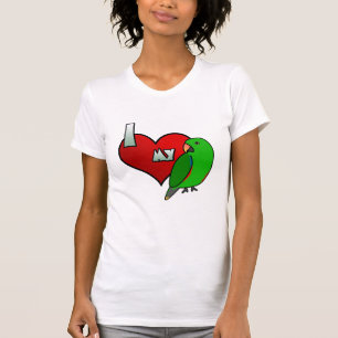 Camiseta Eu amo meu TShirt masculino de Vosmaeri Eclectus