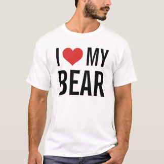 Camiseta Eu Amo Meu Urso