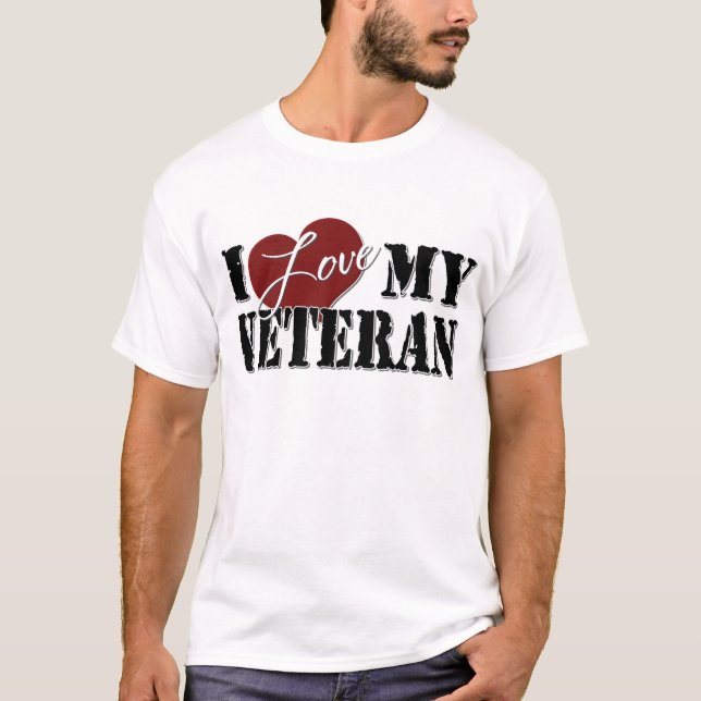 Camiseta Eu amo meu veterano (Frente)
