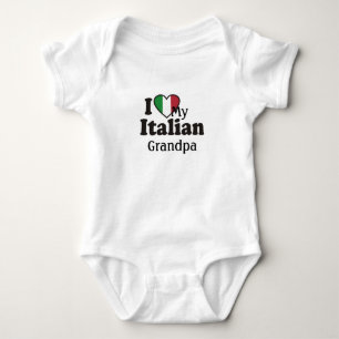 Camiseta Eu amo meu vovô italiano