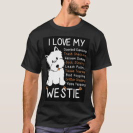Camiseta Eu amo meu Westie