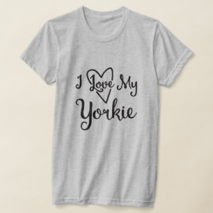 Camiseta Eu Amo Meu Yorkie