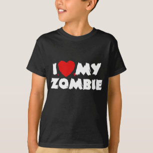 Camiseta Eu amo meu zombi