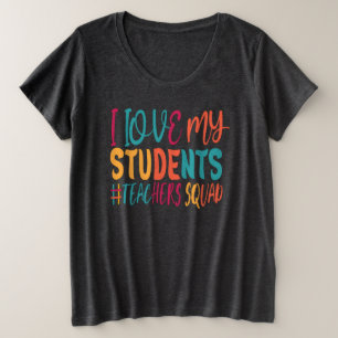 CAMISETA EU AMO MEUS ALUNOS.