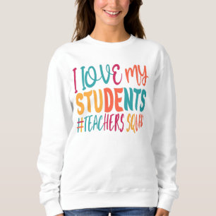 CAMISETA EU AMO MEUS ALUNOS.