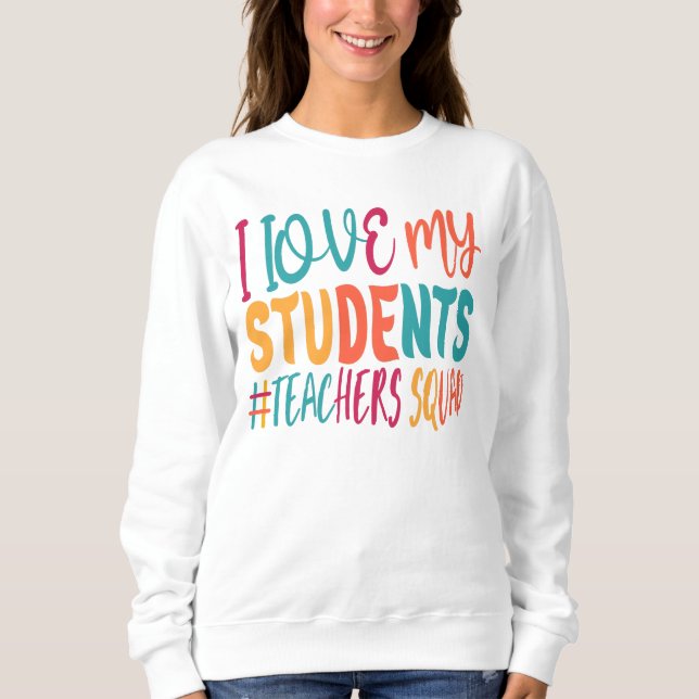 CAMISETA EU AMO MEUS ALUNOS. (Frente)