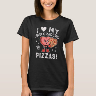 Camiseta Eu Amo Meus Alunos da 2ª Série para Pizzas Profess