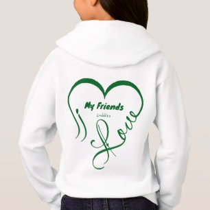 Camiseta Eu Amo Meus Amigos - Abraços