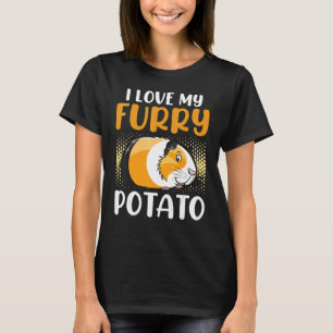 Camiseta Eu Amo Meus Animais De Caveira De Porco De Batata