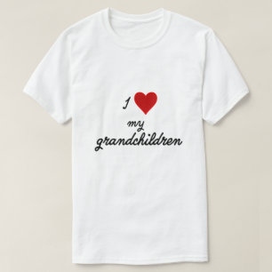 Camiseta Eu Amo Meus Avós