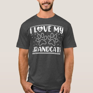 Camiseta Eu amo meus avós - Cat Lover Avô Vovô G