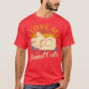 Camiseta Eu amo meus avós - Cat Lover Avô Vovô G