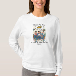 Camiseta Eu Amo Meus Filhos Mas Amo Mais O Ônibus Escolar