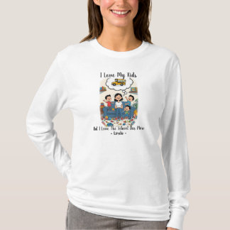 Camiseta Eu Amo Meus Filhos Mas Amo Mais O Ônibus Escolar