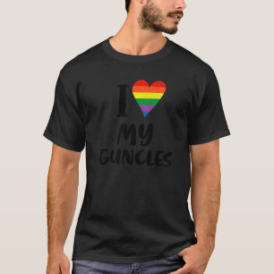 Camiseta Eu amo meus Guncles LGBT Gay Unisex