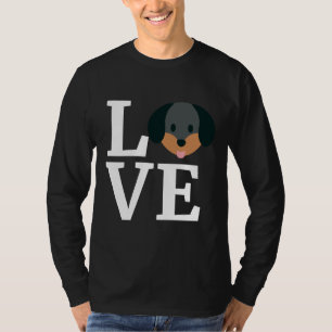 Camiseta Eu Amo Meus Homens Dachshund Dachshund