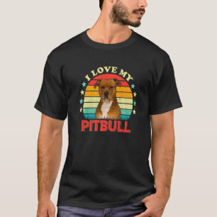 Camiseta Eu Amo Meus Homens Pitbull As Mulheres Adoram Tour