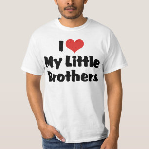 Camiseta Eu Amo Meus Irmãos Mais Novos