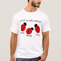 EU AMO meus joaninhas pequenos!  (personalize