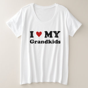 Camiseta Eu Amo Meus Netos