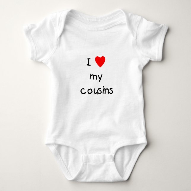 Camiseta Eu amo meus primos (Frente)